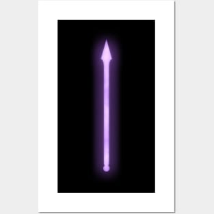 Spiritual Weapon (Purple Spear) Posters and Art